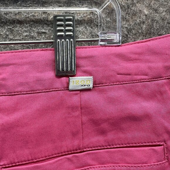 Izod XFG Shorts Womens 14 Pink Golf Chino Stretch Flat Front Pockets Casual - Picture 4 of 10